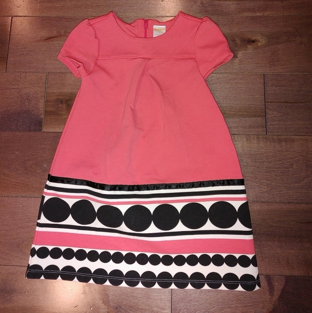 Beautiful Gymboree Toddler Girl‎ dress Pink and black size 4